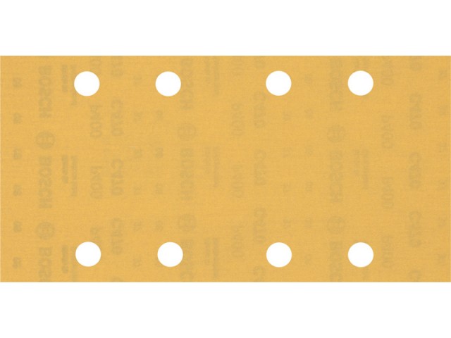 Brusni papir EXPERT Bosch z 8 luknjami za vibracijske brusilnike, Dimenzije: 93x186mm, Zrnatost: 400, 2608900941